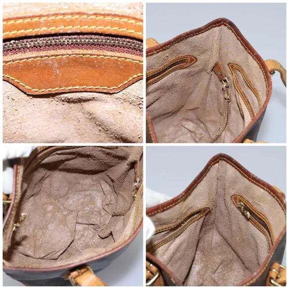 LOUIS VUITTON Monogram Bucket PM Shoulder Bag M42238 LV Auth 103423 - Picture 14 of 15